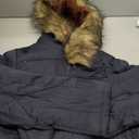 GRACE KARIN Women's Winter Coats Fleece Parkas Anoraks Hooded Military Jacket Coats, Size M