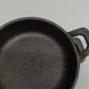 Mini Cast Iron Skillets 5 x 5 x 1.3 Inch Cast Iron Pan Small Ramekin Set Black Casserole Dish Cookware Oven Safe Mini Skillets for Kitchen Indoor Outdoor Picnic (6 Pack)