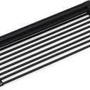 Kraus Multipurpose Workstation Sink Roll-Up Dish Drying Rack, Colander and Trivet in Black, KRM-11BL, 16.88" x 12" x .38"