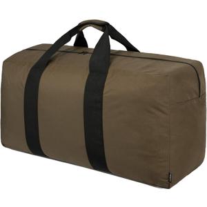 Vorspack Extra Large Duffle Bag for Travel - 100L Duffel Bag for Men Gear Bag for Storage Foldable Weekender Bag for Overnight Camping - Khaki