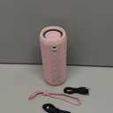 RIENOK Portable Bluetooth Speaker 30W Dual Pairing True Wireless Stereo HD Sound IPX7 Waterproof Outdoor Sport Shower Wireless Speaker Bluetooth 5.3 for Home Party (Pink)