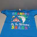 Grandpa Of The Shark Birthday Family Birthday Granddaughter T-Shirt, Size M