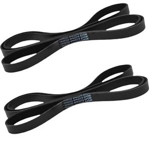 2-Pack 12626222 6PK2370 Serpentine Drive Belt,V-Ribbed Belt Kit,Fits for Chevy for Avalanche Colorado Express Silverado Suburban Tahoe Trailblazer,for GMC Canyon Savana Sierra Yukon