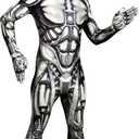 Morphsuits Android Costume Futuristic Bodysuit, Robot Costume Adult Men, Futuristic Clothing, Robot Costume Adult (X-Large)