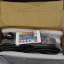 RIUKOE Stage Light Led Par Aluminum Cast Fanless Accent Light DMX RGBW 96W Dj Lights Sound Activated Powerful SlimPAR Led Wash Uplighting for Church,Wedding,Clubs,Theater