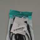 GINTOOYUN 2 Pack DC5525 Power Extension Cable, DC 5.5mm x 2.5mm Right Angle Male to Female Power Adapter Cable3FT 18AWG Heavy Duty Cord for Strip Lihgt,CCTV,Car,Monitors,etc. 1M