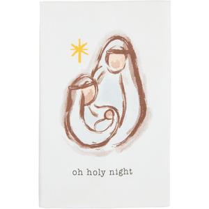 Mud Pie Nativity Cotton Towel, Oh, 26" x 16 1/2" (One Size)