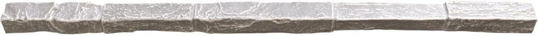 Universal Trim Sill for EverStone Faux Siding Panels, 48"W x 2"D x 2"H, Grey Granite Color