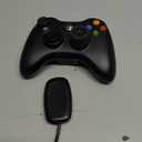 W&O Wireless Controller Compatible with Xbox 360 2.4GHZ Gamepad Joystick Wireless Controller Compatible with Xbox 360 and PC Windows 7,8,10,11 with Receiver (Black)