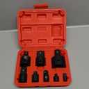BOEN 8 Piece Impact Socket Adapter and Reducer Set, 1/4" 3/8" 1/2" 3/4" Drive Socket Adapter Set with Durable Case for Impact Driver Conversions (Upgraded) (8PCS CR-MO)