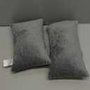 1 MIDDLE ONE 2 Pack Small Pillow, Memory Foam Mini Pillow 11 X 7 Inches for Travel, Sleeping, Nap and Neck, Knee, Lumbar Support, Tiny Cushion for Pet, Dogs (Grey)