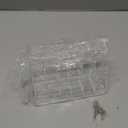 Lipstick Organizer,Small Clear Plastic Compact Lip Gloss Chapstick Perfume Sample Mascara Holder with 24 Slots