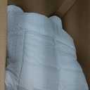 EASELAND Full Size Mattress Pad Pillow Top Mattress Cover Quilted Fitted Mattress Protector Cotton 8-21" Deep Pocket Cooling Topper (54x75 Inches, White)