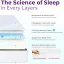 GAESTE 8 Inch Queen Cooling Gel Memory Foam Mattress for Cool Sleep Medium Feel CertiPUR-US Certified Foam, Mattress in a Box Pressure Relief Removable Cover No Fiberglass (Queen, 8 in)