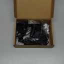 2W Solar Panel for Security Camera Outdoor, USB/USB-C Charger with IP65 Waterproof, 360 Adjustable Mount & 7.2ft Cable, Compatible with Rechargeable Battery Cameras (2 Pack, Black)