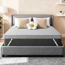 Extra Firm Mattress Topper Twin: 3 Inch High Density Memory Foam for Back Pain, Extra Support Breathable Mattress Pad, Bamboo Cooling Washable Non-Slip Cover, CertiPUR-US & Oeko-Tex Certified 75x38