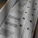 Lauren&Harold Golf Bag Organizer Garage Storage, Golf Storage Rack Stand Fits 2 Golf Bags, Golf Clubs and Other Golfing Equipment Accessories, Golf Organizer for Garage, Club, Shed, Basement (Large, White)