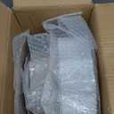 100 PCS White and Pink Disposable Plates for 50 Guests, Scalloped Plastic Plates Include 50 Dinner Plates and 50 Dessert Plates for Party, Wedding and Graduation