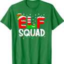 Elf Squad Christmas Matching Family Toddler Boy Girl Funny T-Shirt, Size M