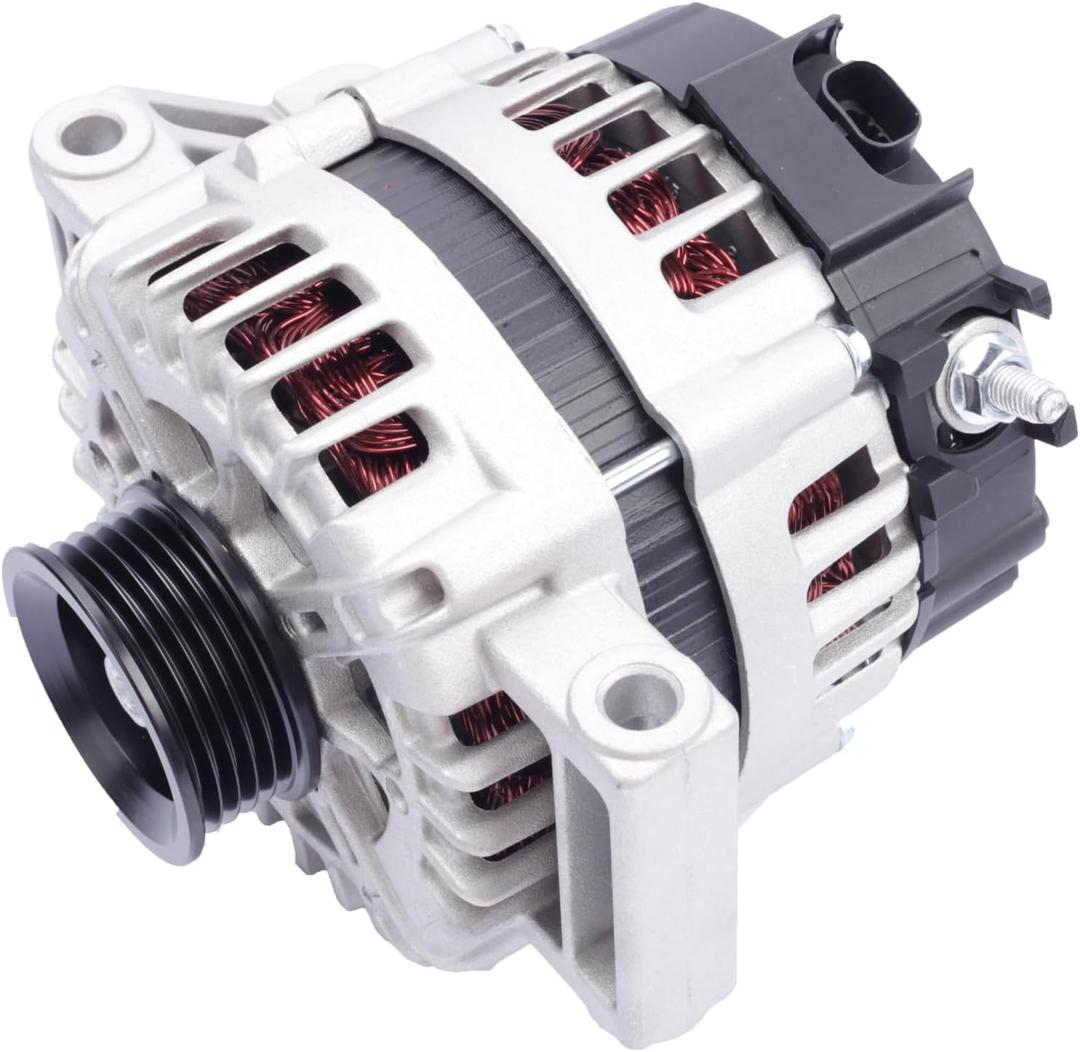 Alternator Compatible with Saturn Vue 08-10,Sky 08-08,Aura 08-09 L4 2.4L,Pontiac G5 L4 2.2L 08-10,Chevrolet/Chevy Malibu L4 2.4L 08-12,Cobalt L4 2.2L 08-10, Replace OE: 22762984, 2613695, 2613695A