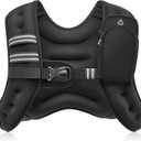 ZELUS Weighted Vest, 6lb Weight Vest with Reflective Stripe for Workout, Strength Training, Running, Fitness, Muscle Building, Weight Loss, Weightlifting