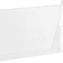 Amazon Basics Expandable Plastic Wall Pockets, File Organizer, Stackable, Letter Size, 1-Pocket, Clear