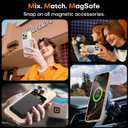 2 x TAURI for iPhone 16 Pro Case, Compatible with MagSafe [Not-Yellowing] with Screen Protectors, Military-Grade Protection, Slim Magnetic Case for 16 Pro 6.3", Desert