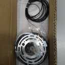 Modern Black LED Pendant Lights Fixtures, 2 Pack Minimalist Design Oval Pendant Lighting for Kitchen Island,Warm White Hanging Light for Bedroom Dining Room Bathroom 8W