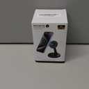 Magnetic Wireless Charger Stand 15W Fast Mag-Safe Charger for iPhone 17/17 pro/ 17 Air/ 17 pro max 16/15/14/13/12 Series Magnet Wireless Charging Station/Pad with Sleep-Friendly Light for AirPods (Black)