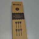Riveira's 6-Piece Kitchen Essentials - Wooden Spoons for Cooking and Comprehensive Cooking Utensils Set (Light Teak)