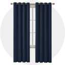 Deconovo Blackout Curtain Room Darkening Panel for Bedroom or Living Room Grommet Thermal Insulated Lighting Reduce Drape 52 x 95 Inch Navy Blue 1 Panel
