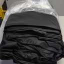 10 Pack Black Round Tablecloths, 120 Inch Stain Resistant and Wrinkle Polyester Fabric Washable Table Clothes Cover for Kitchen Dining, Wedding, Reception Banquet, Birthday Party, Buffet Restaurant