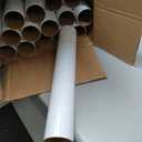 BOX USA Cardboard Tubes with Caps, 18"L x 3"W x 3"H, Pack of 24 | Poster Tube for Mailing and Storage of Blueprints, Artwork, Crafts, Long Art Holder, 18 inches