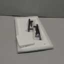 Segbeauty 12x6in Fast Drying Sink Caddy, Stone Drying Mat for Kitchen Counter, Bathroom Vanity Tray Diatomaceous Earth Stone Coasters Sponge Holder Soap Drying Rack Water Absorbing Stone Tray for Sink (White Set)