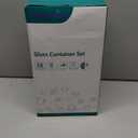 HOMBERKING 10 Pack Borosilicate Glass Meal Prep Containers with Locking Lids, Glass Food Storage Containers Set, Airtight Lunch Bento Boxes, BPA-Free & Leak Proof, 36oz & 14oz, Freezer, Oven Safe (Black)