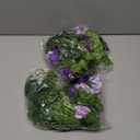 Floweroyal 2 Pack Artificial Flower Garlands 15.8FT Fake Rose Vines Silk Flowers Hanging Rose Ivy for Wedding Arch Party Home Garden Wall Decor (Purple)