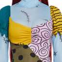 Dolls Kill Nightmare Sally Rag Doll Costume  Halloween Colorblock Outfit by Trickz N' Treatz (Small, Black)