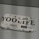 YOOLIFE Initial Make Up Bag Travel Toiletry Bag, Clear Makeup Bag Preppy Stuff Travel Essentials Pink Gifts for Women Teen Girlfriend Teacher Mom Birthday Valentines Gifts for Her Wife White A