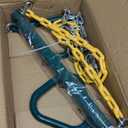 Jungle Gym Kingdom Swing Sets for Backyard, Monkey Bars & Swingset Accessories - Set Includes 18" Trapeze Swing Bar & 48" Heavy Duty Chain with Locking Carabiners - Outdoor Play Equipment (Green)