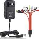 RC Battery Charger for T-raxxas Smart NiMH/NiCd Battery Charger for 4.8V 7.2V 8.4V 9.6V Battery Compatible 2.4V-12V NiMH/NiCD Pack