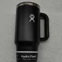 Hydro Flask 32 Oz Travel Tumbler with Handle, Lid and Straw - Insulated Stainless Steel in Black