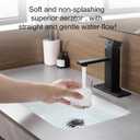 Black Bathroom Faucet YXOCVIR Single Hole with Pop-Up Bathroom Drain Single Handle Bathroom Faucet Suitable for Vanity Sinks, RV, Farmhouses, Suitable for 1 or 3-Hole Installation