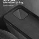 OuXul for iPhone 14 Case,iPhone 13 Case Shockproof Liquid Silicone Protective Phone Case with Soft Anti-Scratch Microfiber Lining Ultra Slim Drop Protection Phone Cover 6.1 inch (Black)