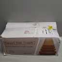 ANTDLE Stair Treads NonSlip 16 Pack 8"x30"  Carpet Stair Runner for Indoor Wooden Steps with TPE Backing & AntiSkid Surface, Reusable Adhesive Safety Rug for Kids/Elder/PetFriendly  Brown