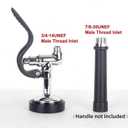 Spray Valve for Use in Commercial Kitchen. Pre Rinse Sprayer Replacement Kit for Pre Rinse Faucet with 1.42 GPM Flow Rate - Black