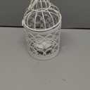Hanging Birdcage Lantern, Metal Tealight Holder Vintage Decorative Hanging Candle Holder Lantern Centerpieces for Wedding Halloween Christmas Table Decoration