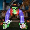Amazon.com: Popblow Halloween Inflatables Giant 11Ft Tall Creepy Witch Archway Outdoor Decorations, Blow Up Ghost Clown Arch Yard Decor for Outdoor Holiday Party Lawn Garden : Patio, Lawn & Garden