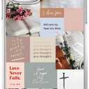 Bible Verse Case for iPhone 14,Christian Jesus Positive Quotes Case for Man Women,Trendy Soft TPU Protective Case Compatible with iPhone 14