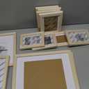 Egofine Picture Frame Set 12 Pack, Picture Frames Collage Wall Decor with Two 8x10, Four 5x7, Four 4x6, Two 4x4 for Wall and Tabletop, Made of Solid Wood, Covered by Plexiglass, Natural Wood