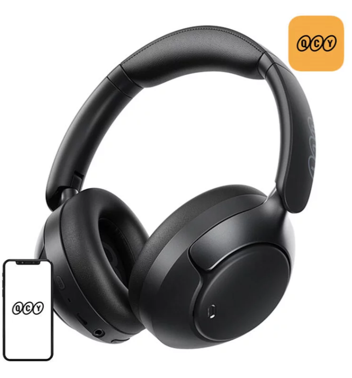 QCY H3 pro ANC wireless headphones (black)